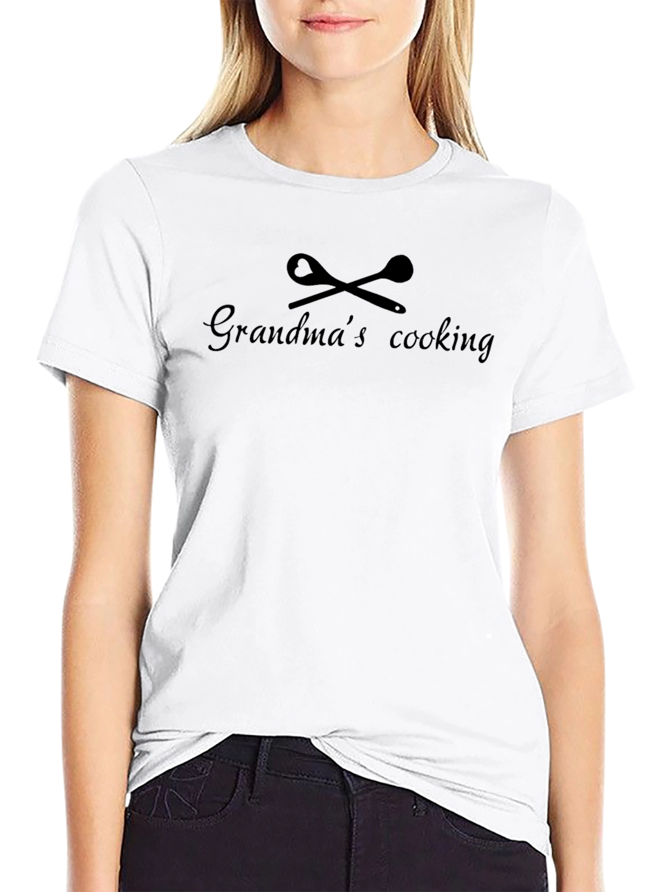 Grandmas Cooking Black T-Shirt