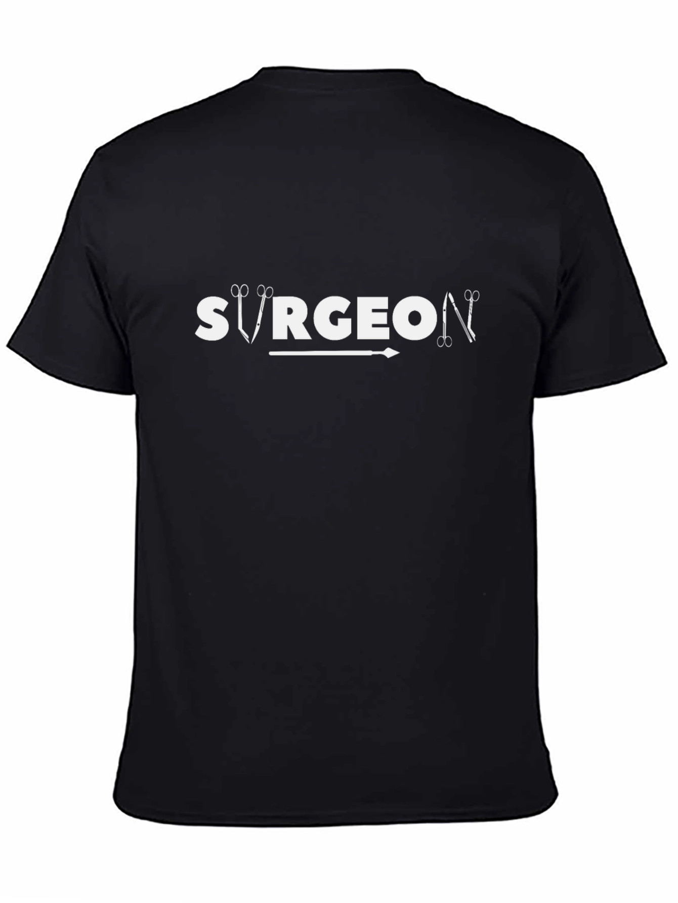 Surgeon Graphic Tee - Black Cotton Blend