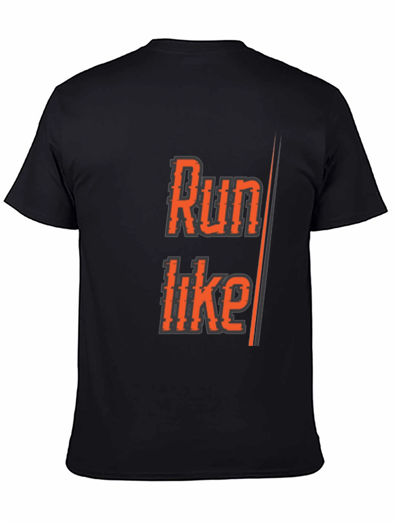 Run Like T-Shirt - Black Athletic Graphic Tee