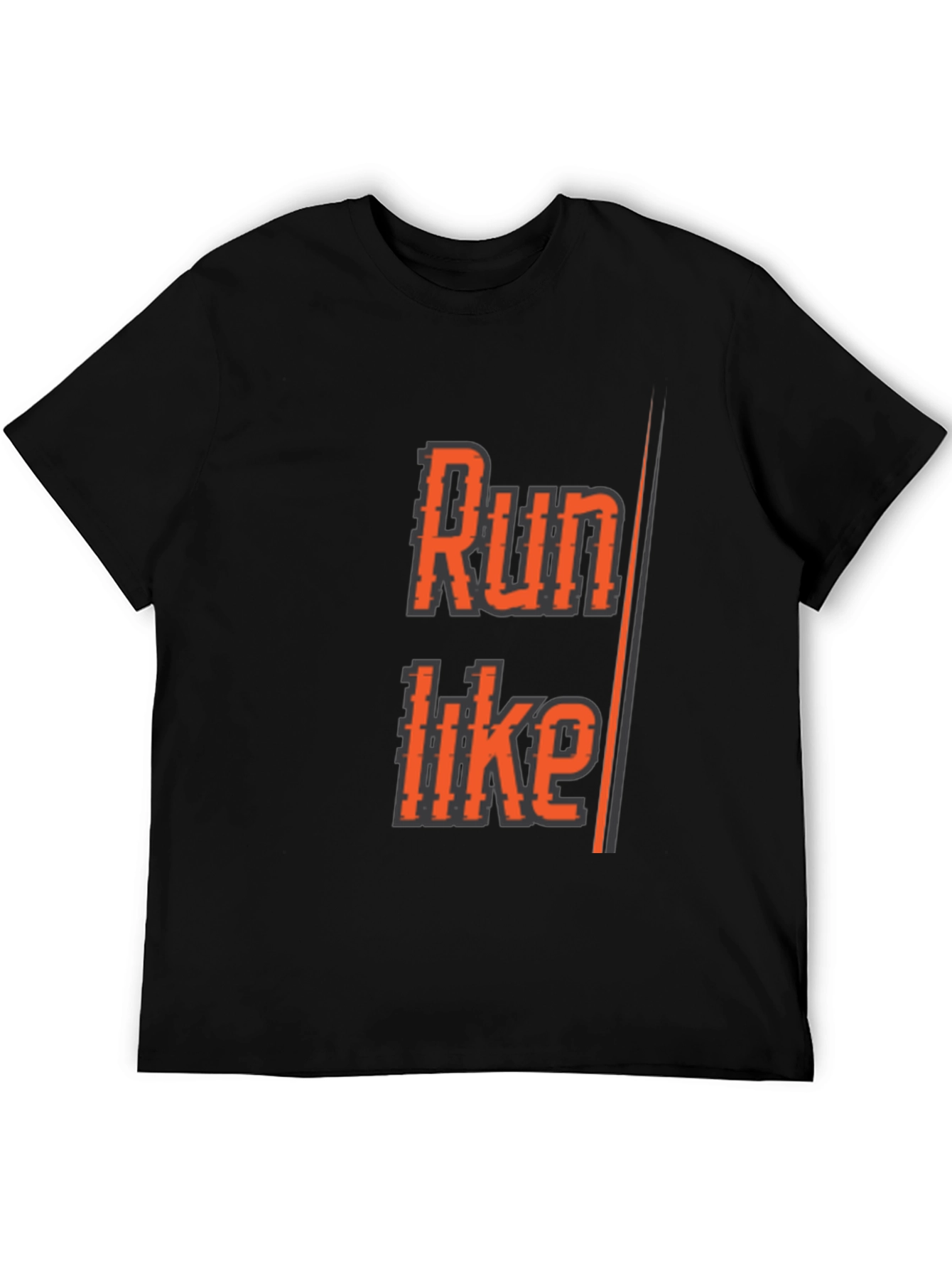 Run Like T-Shirt - Black Athletic Graphic Tee