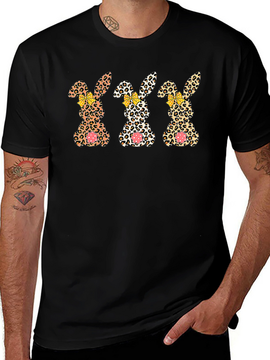 Leopard Bunny Easter T-Shirt