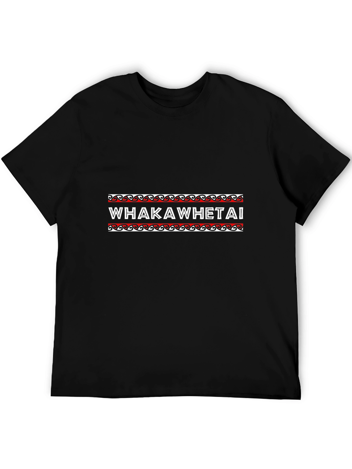Whakawhetai Graphic Tee - Black