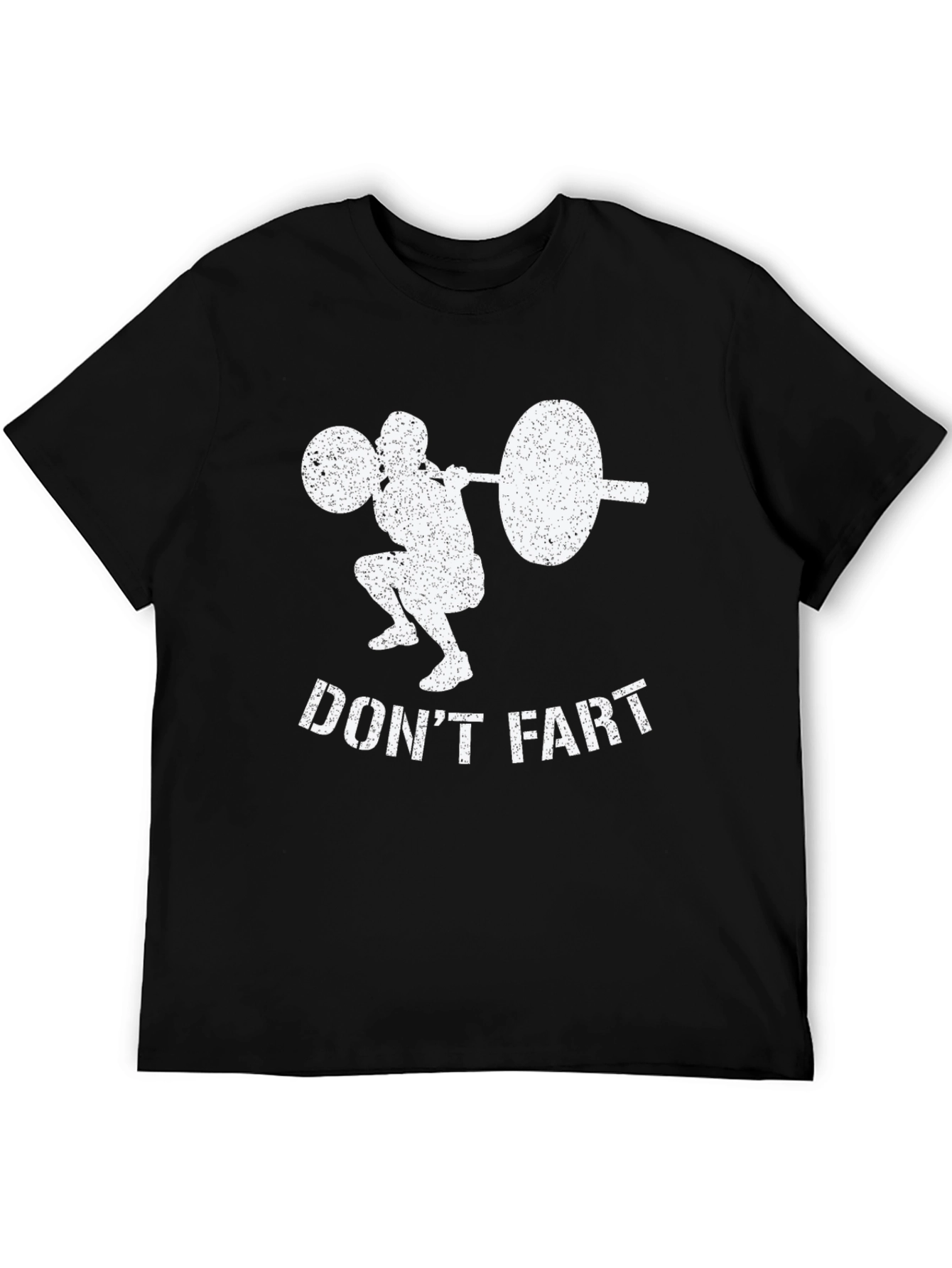 Dont Fart Gym Humor T-Shirt - Black