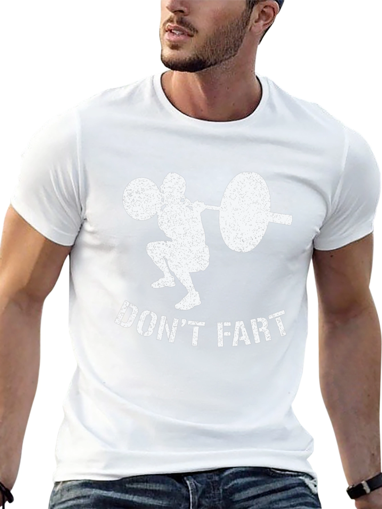 Dont Fart Gym Humor T-Shirt - Black