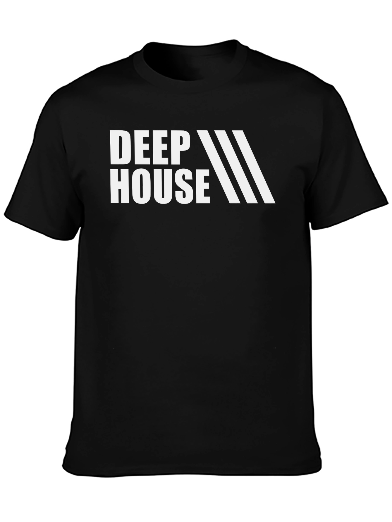 Deep House Music Black T-Shirt