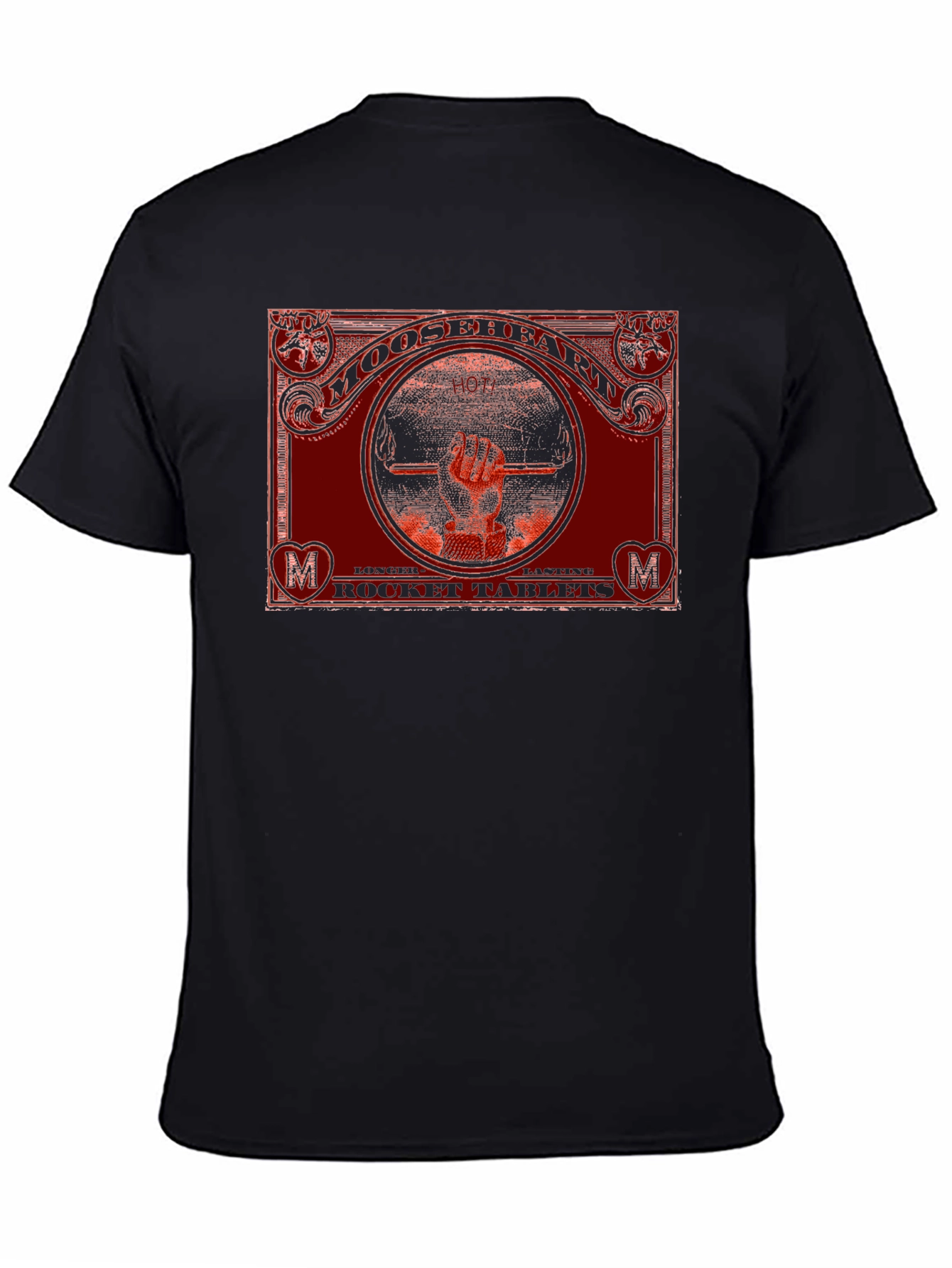 Mooseheart Rocket Tablets Graphic T-Shirt