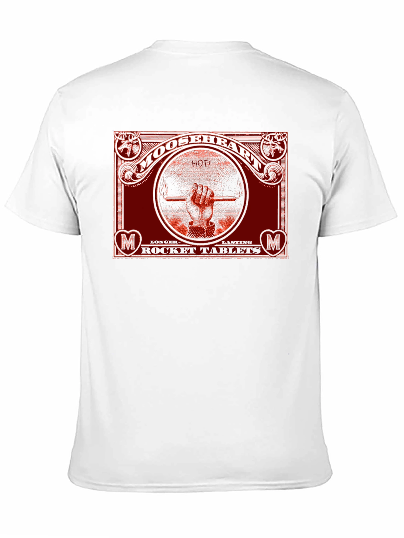 Mooseheart Rocket Tablets Graphic T-Shirt