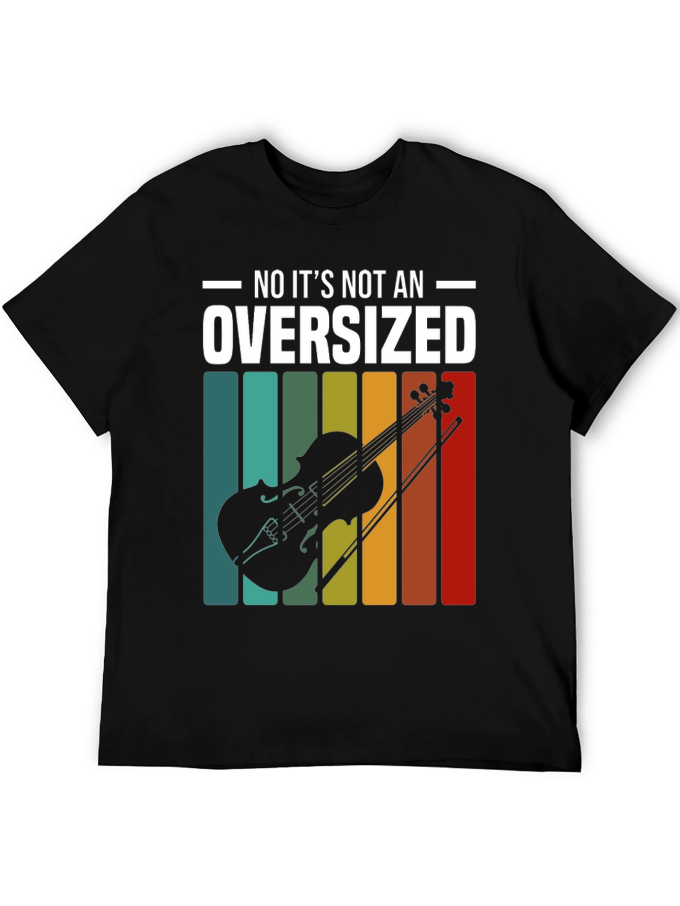 Violin Graphic Tee - Oversized? No Way!