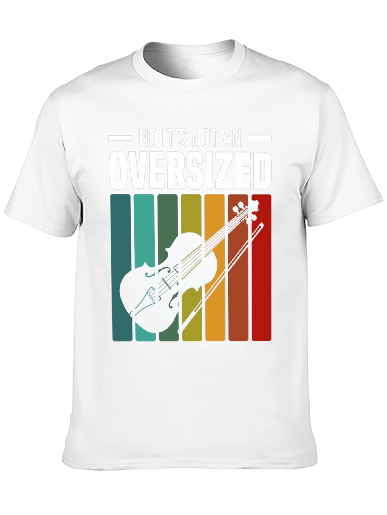 Violin Graphic Tee - Oversized? No Way!