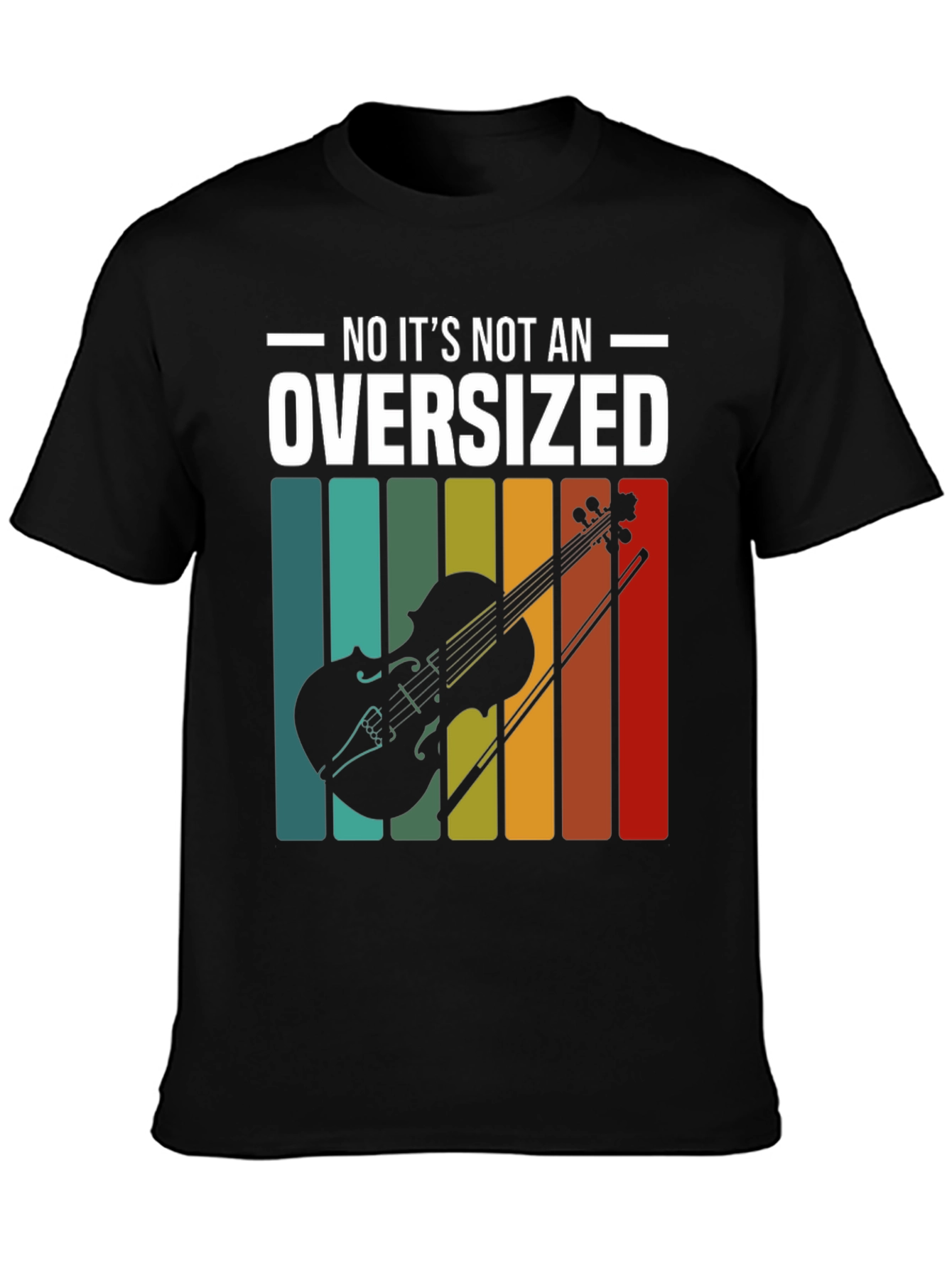 Violin Graphic Tee - Oversized? No Way!