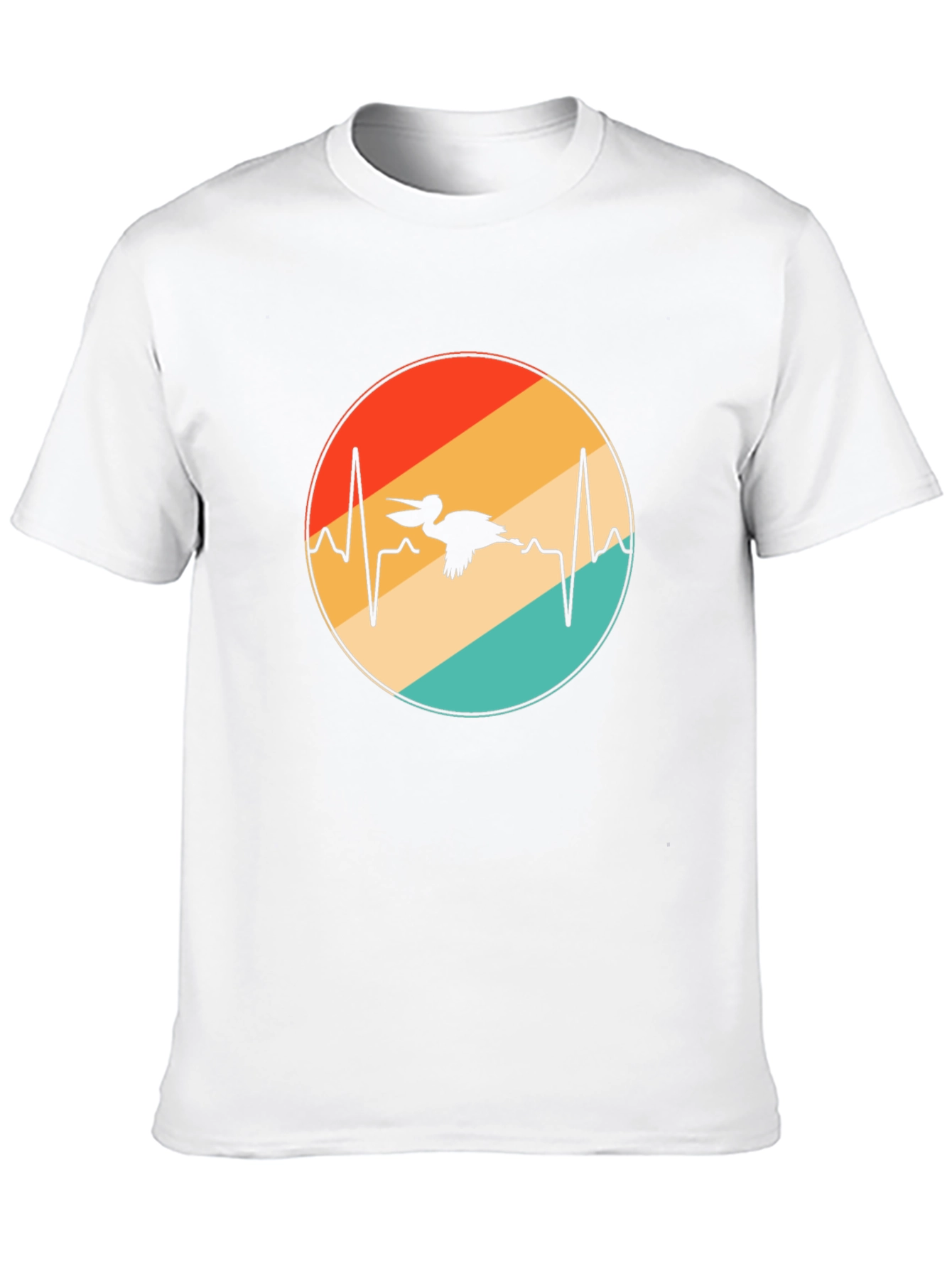 Pelican Heartbeat Retro Graphic Tee