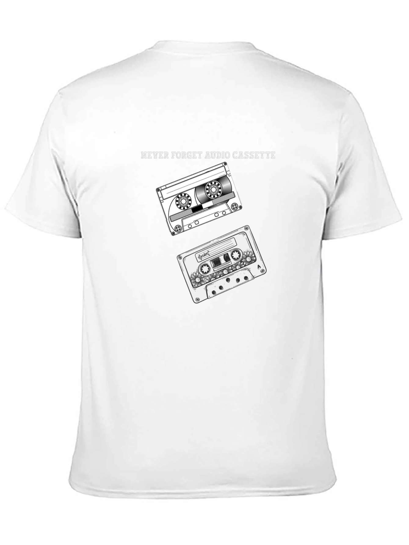 Retro Cassette Tape Graphic T-Shirt