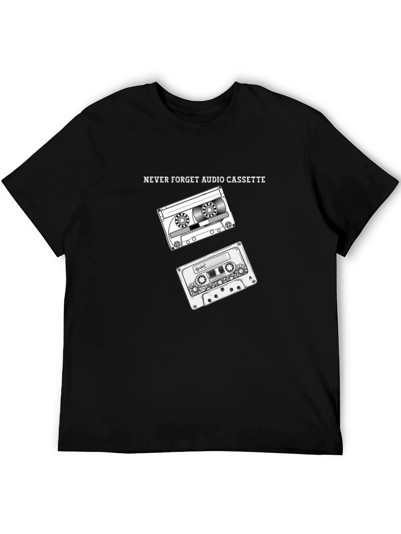 Retro Cassette Tape Graphic T-Shirt