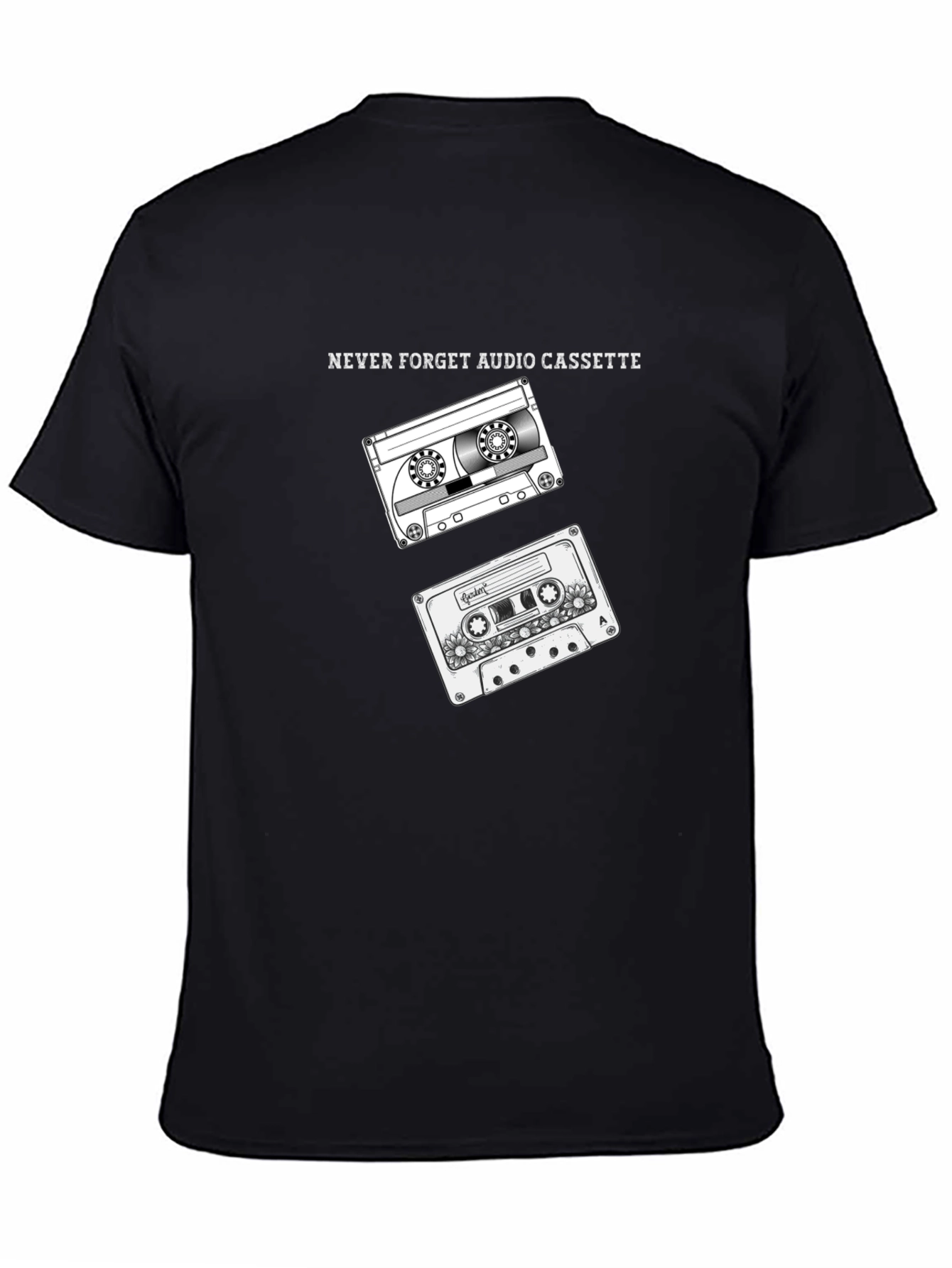 Retro Cassette Tape Graphic T-Shirt