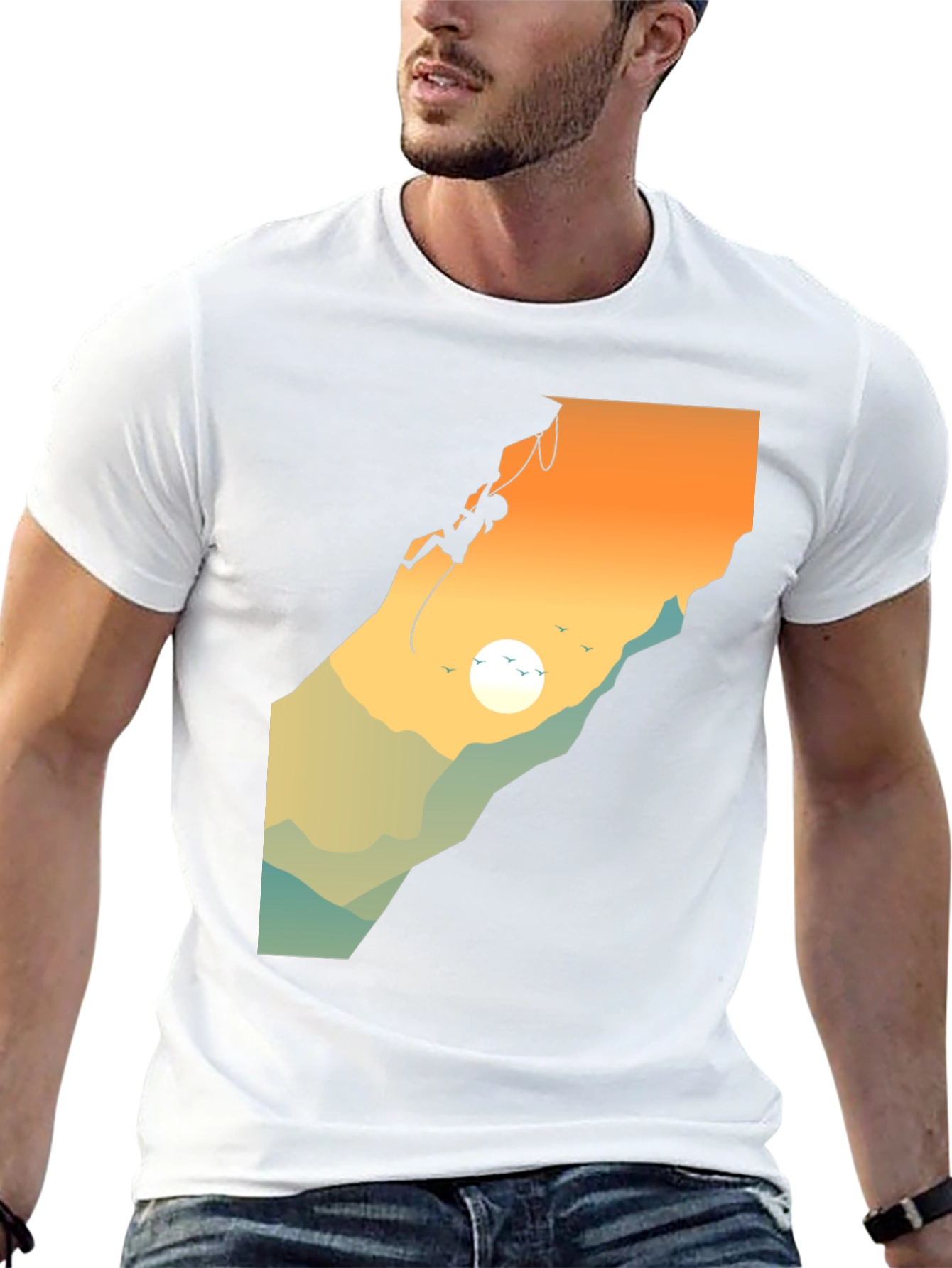 Rock Climbing T-Shirt - Adventure Design