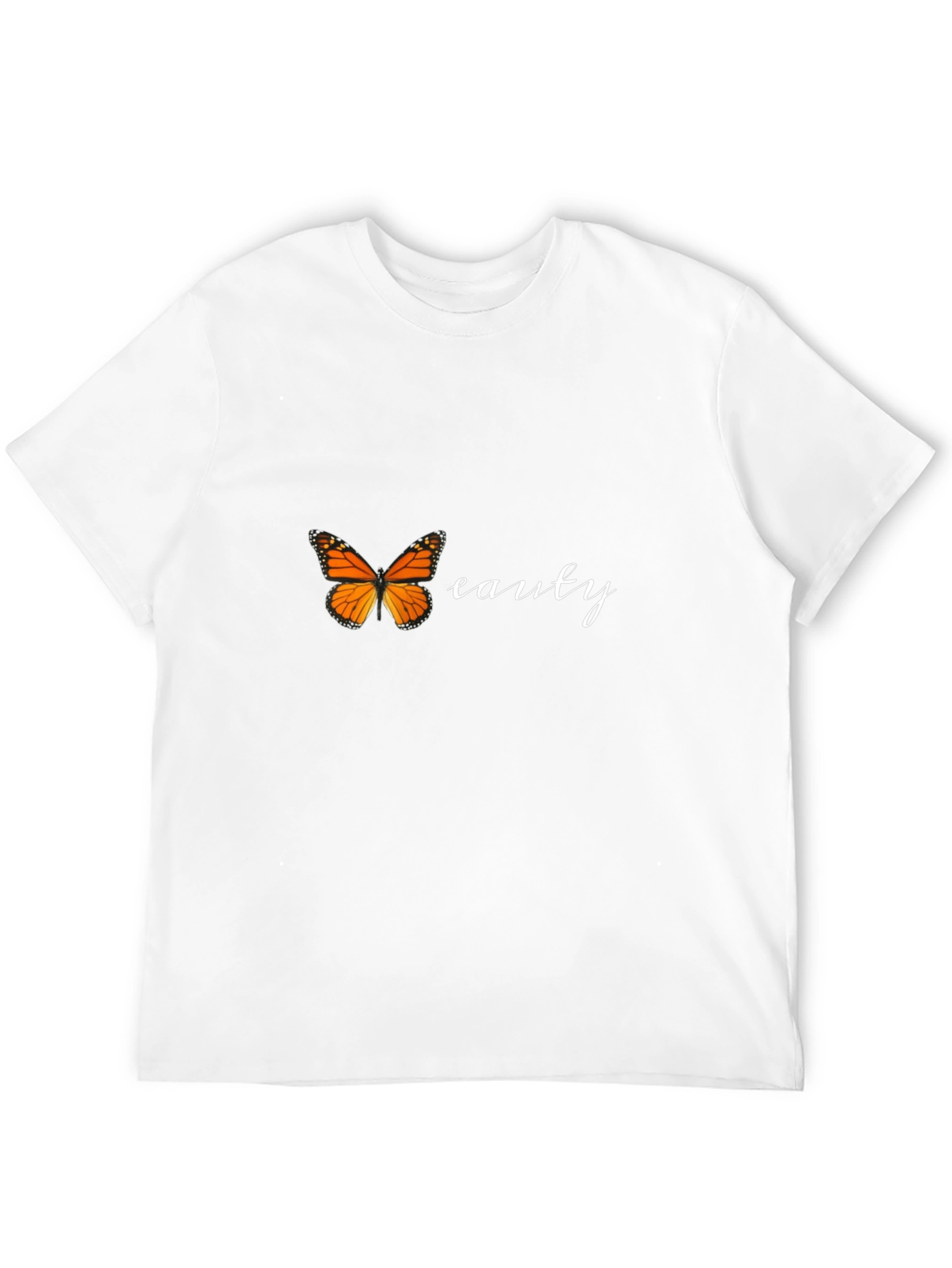 Butterfly Beauty Graphic Tee - Stylish Black T-Shirt