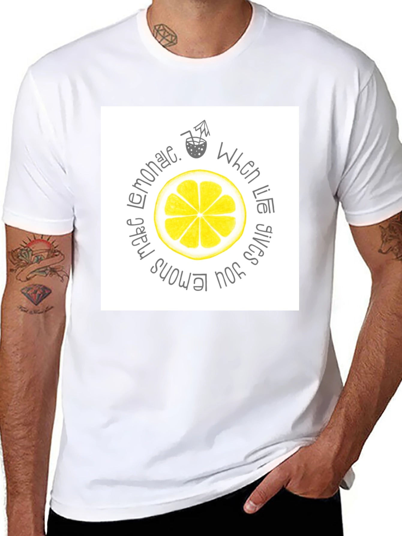 Lemonade Graphic Tee - When Life Gives You Lemons