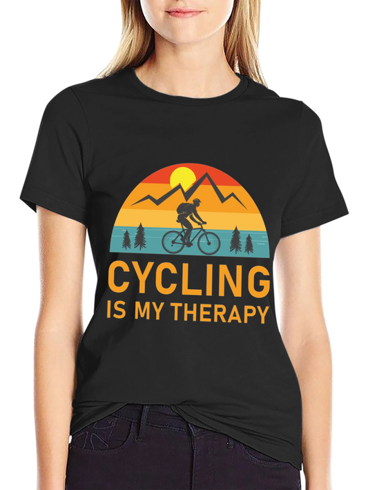 Cycling Is My Therapy T-Shirt for Cyclists