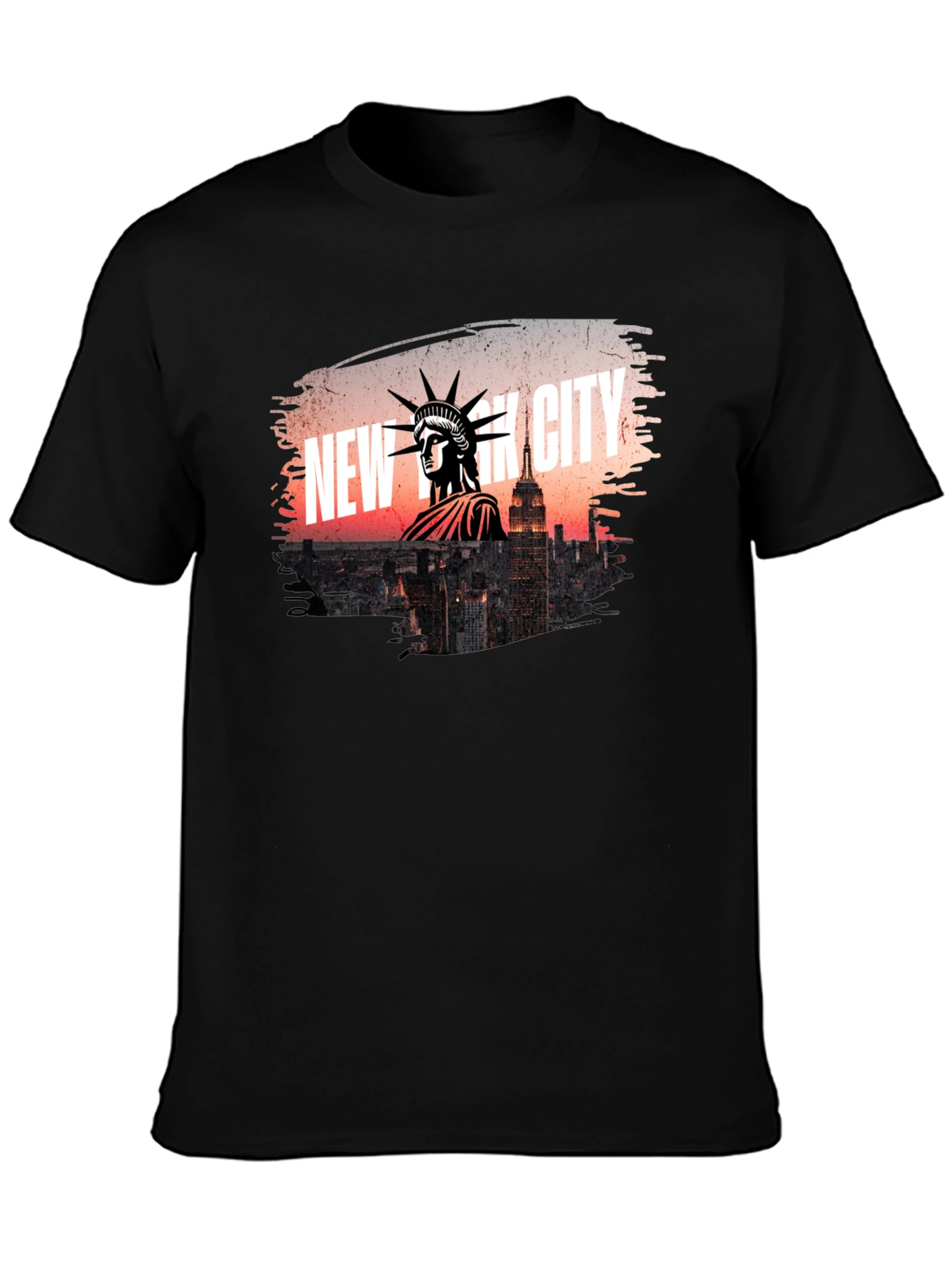 New York City Statue of Liberty Graphic T-Shirt