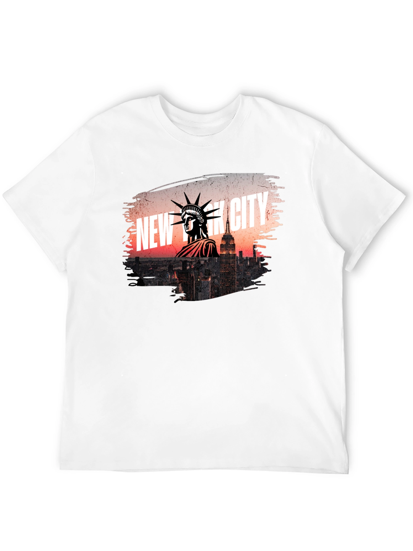 New York City Statue of Liberty Graphic T-Shirt