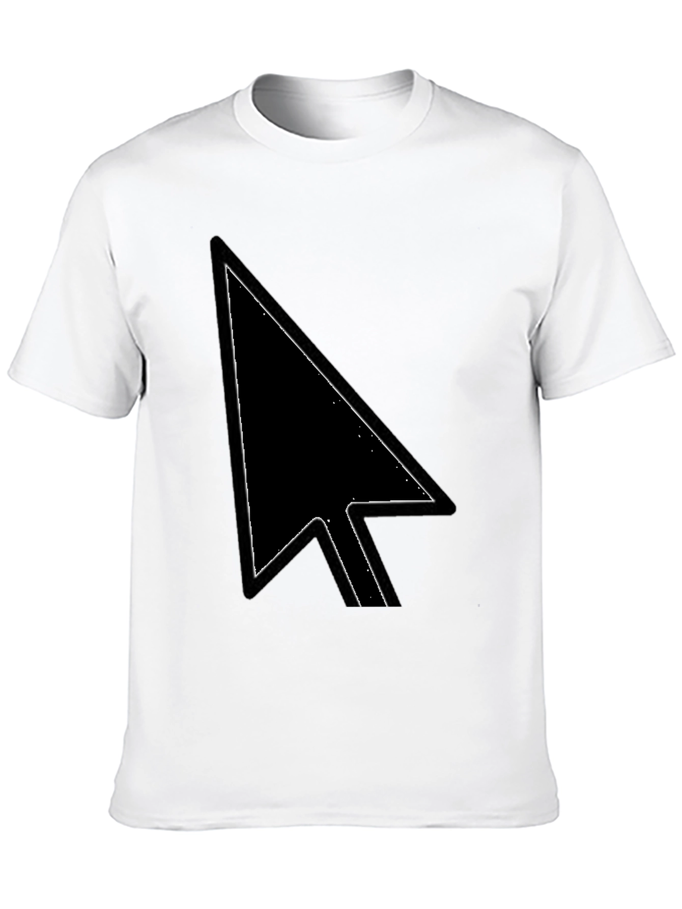 Pointer Arrow Graphic Tee - Black Casual Shirt